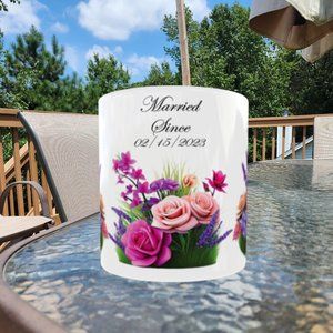 Anniversary Gift Mug, W/ Free Gift Box,  Married Since Date, 11oz
